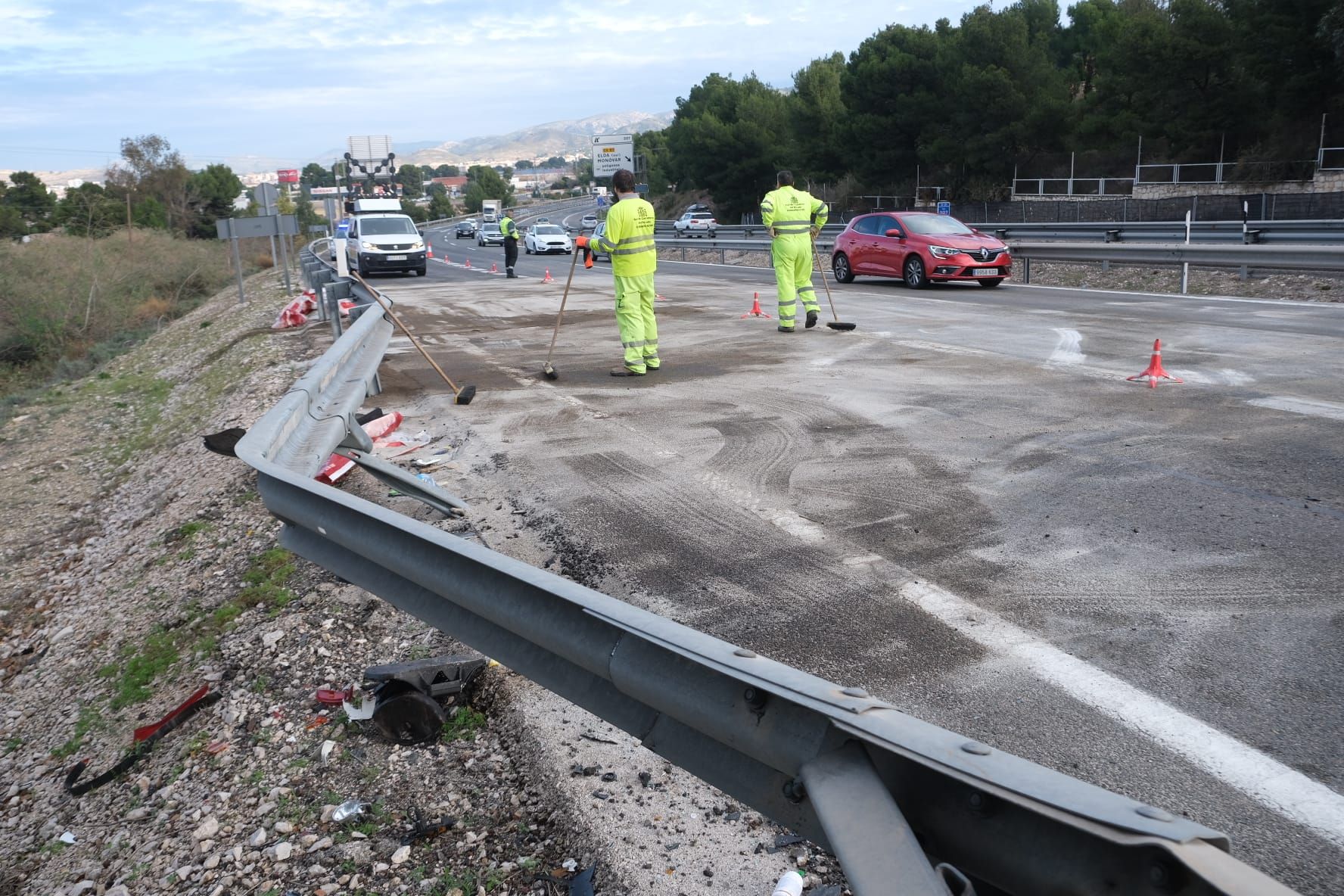 Accidente mortal en la A-31 a la altura de Petrer