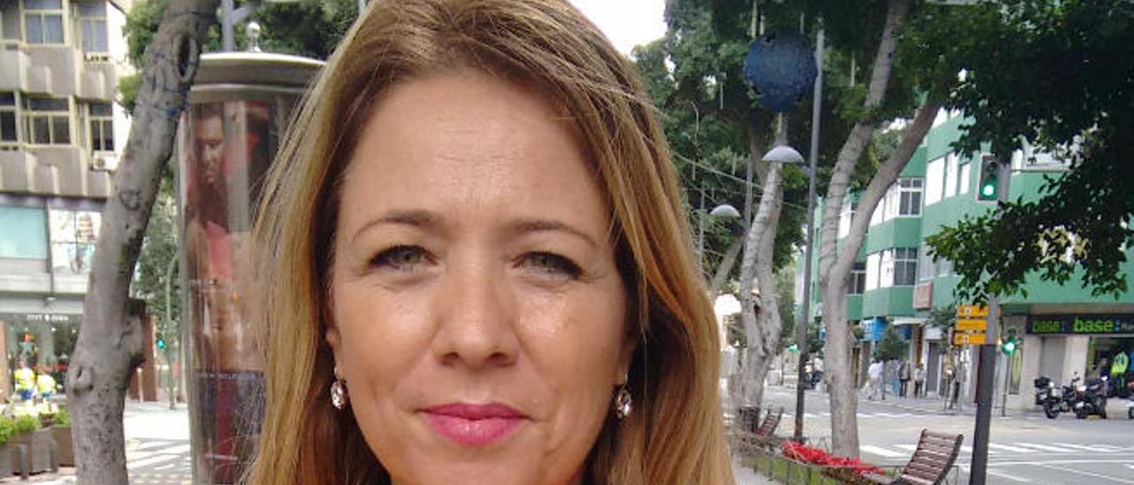 Leticia García, candidata de Ciudadanos al Senado por Gran Canaria.