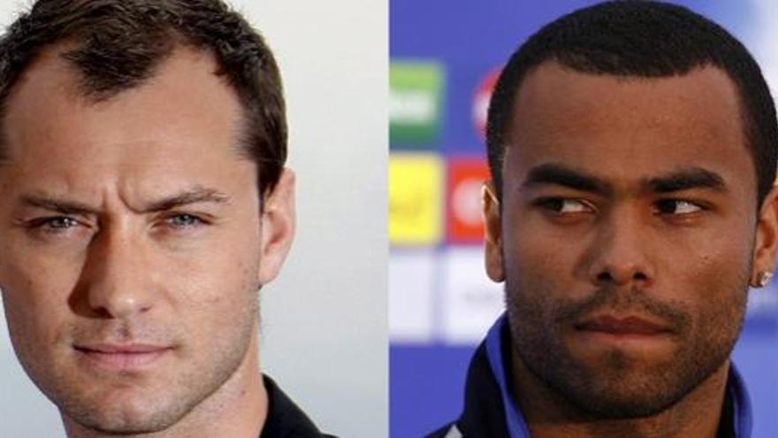 Jude Law y  Ashley Cole