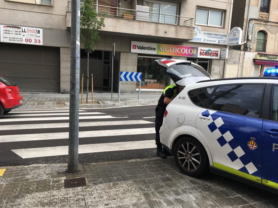 Atropellament al carrer de Sant Antoni Maria Claret