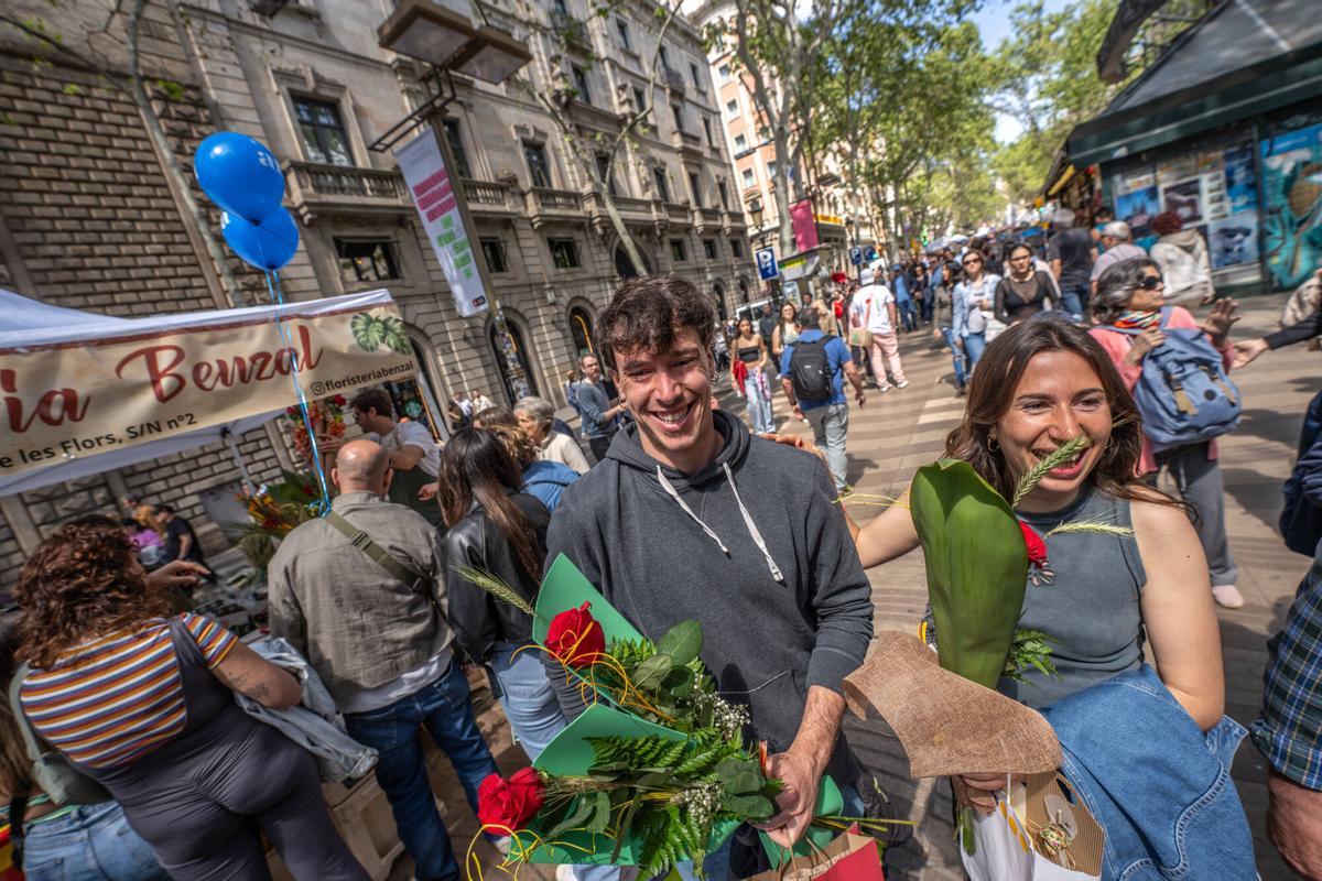 Un Sant Jordi de rècord, en imatges