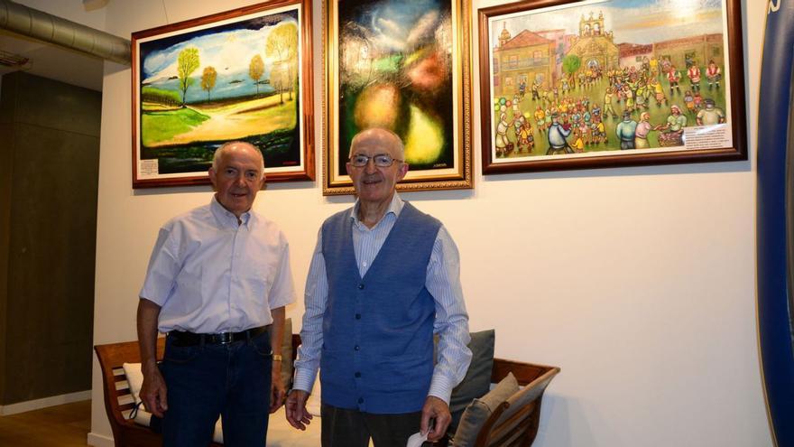 Irmáns Sobreira renueva obras en su exposición en Óptica Studio. | G.NÚÑEZ