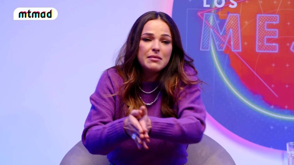 Marta Peñate llora contando como fue que se enteró de la pérdida del bebé