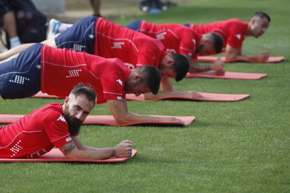 Primer entrenament del Girona FC