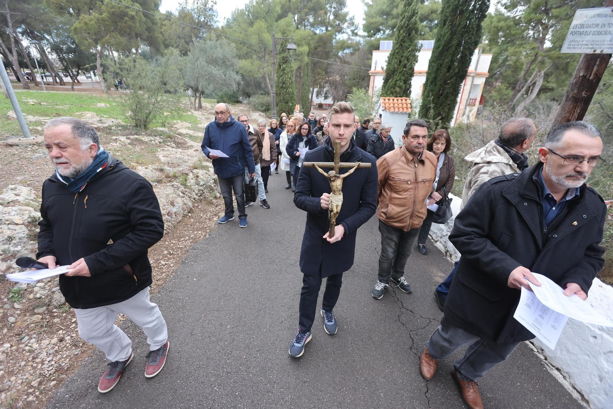 Fotos del vía crucis por el calvario de la ermita del Termet en Vila-real