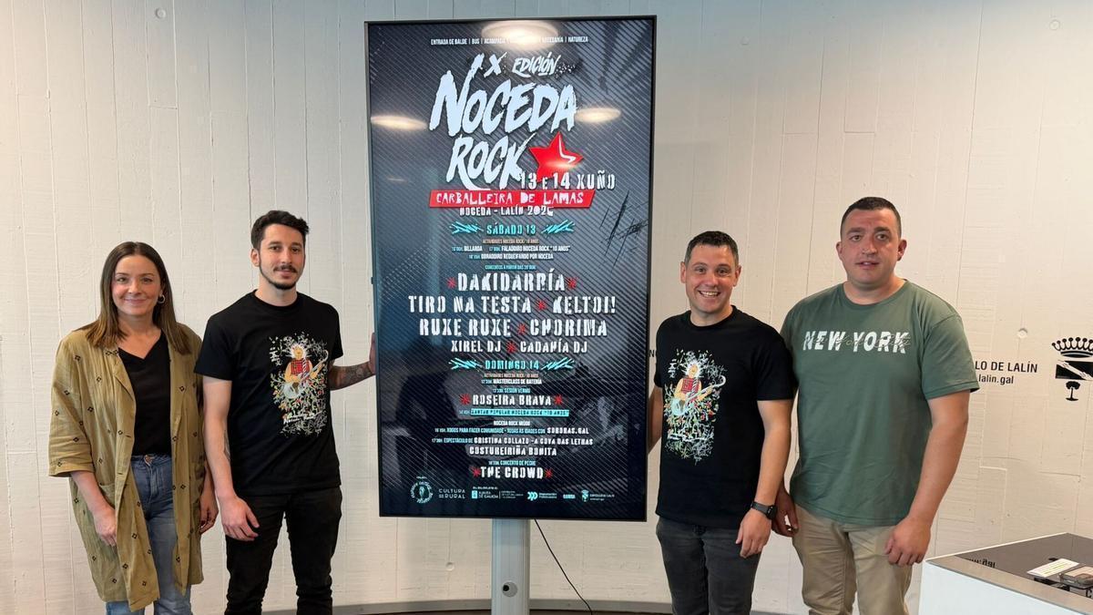 Presentación da décima edición do Noceda Rock.