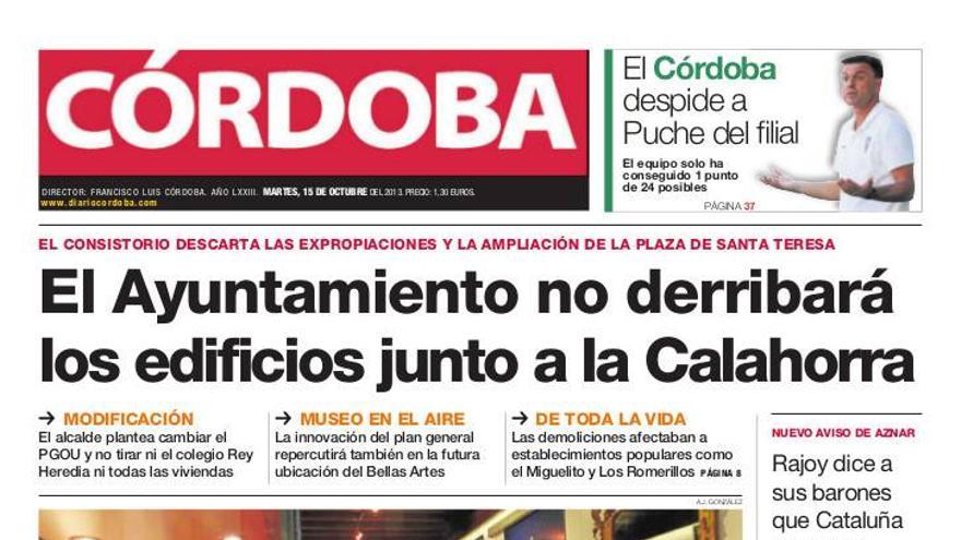 La portada de CÓRDOBA