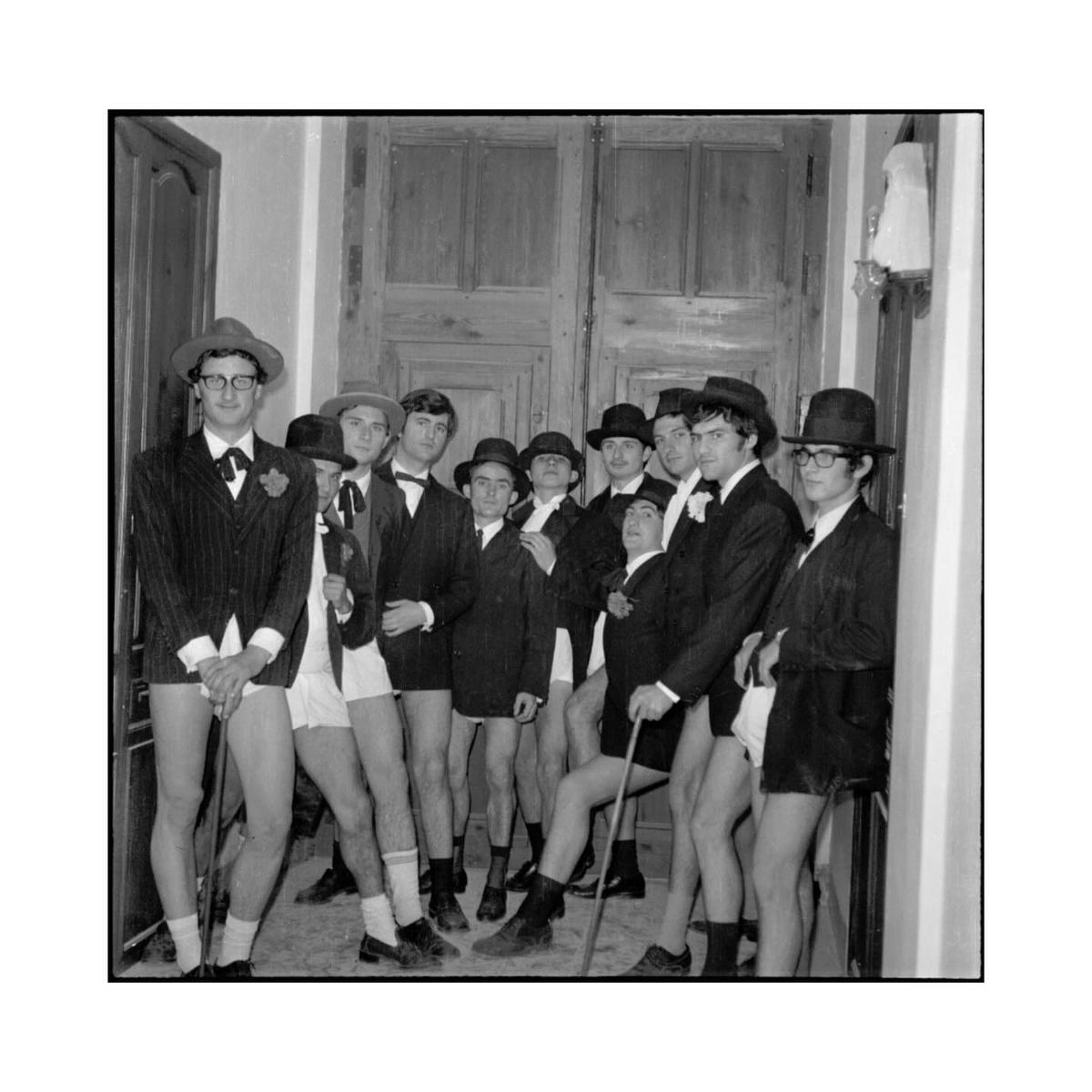 Los jóvenes que iniciaron la tradición en 1968