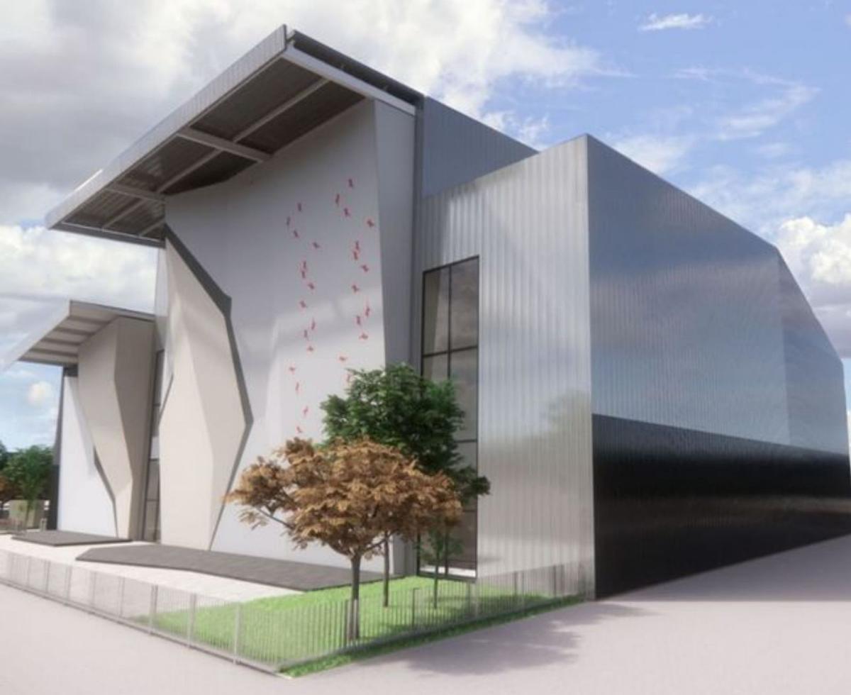 El centro de escalada de Lugones tendrá 140 vías y alcanzará 20 metros de altura