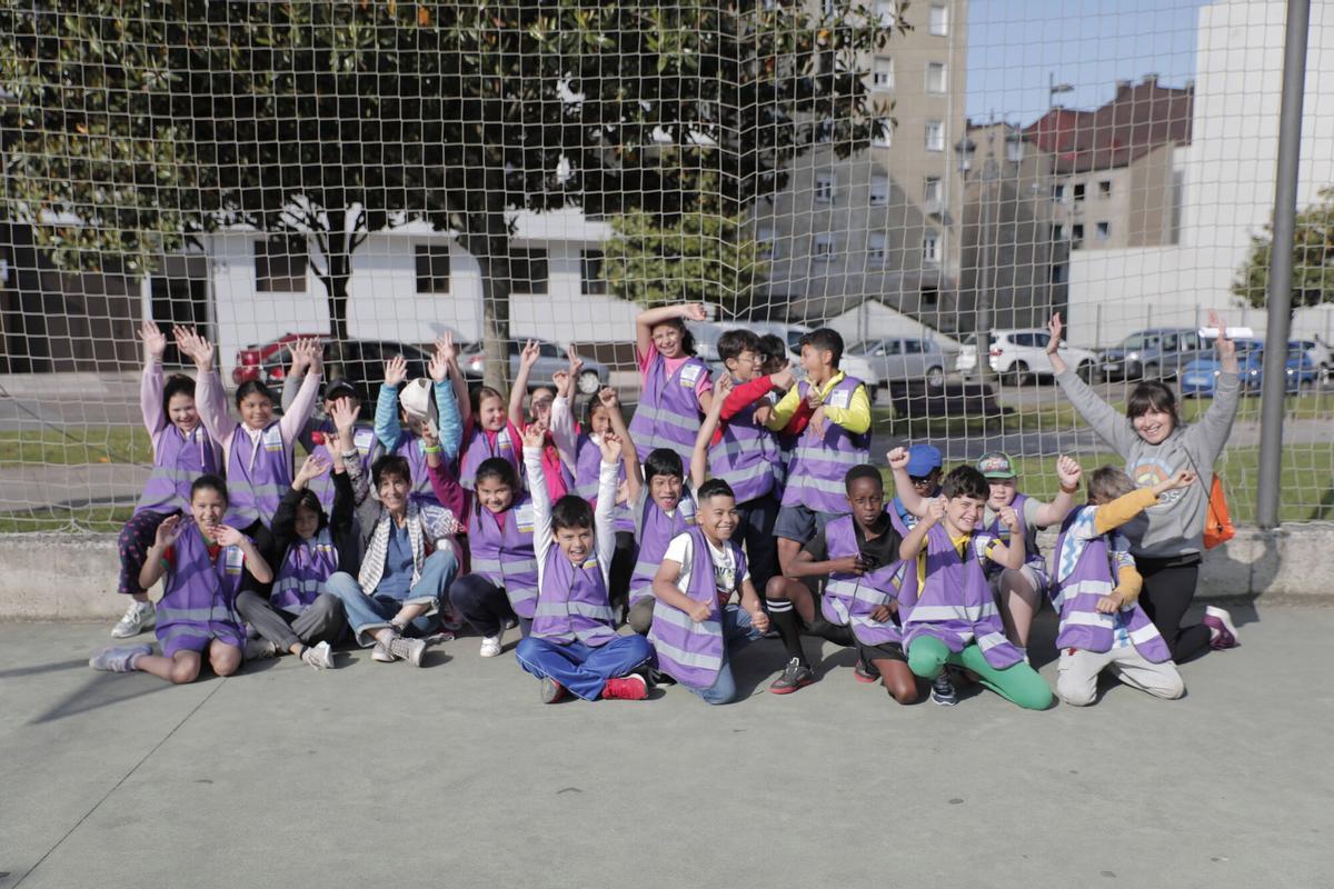 Los niños participantes.