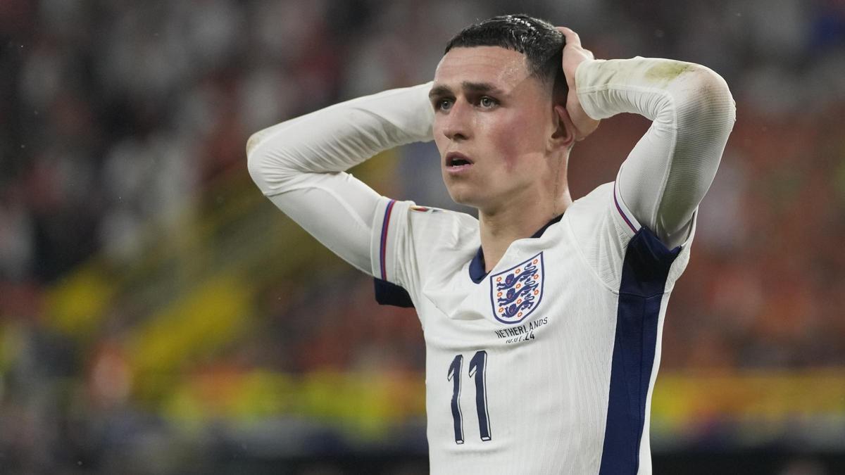 ¿Y Foden? Inglaterra echa de menos al mejor jugador de la Premier