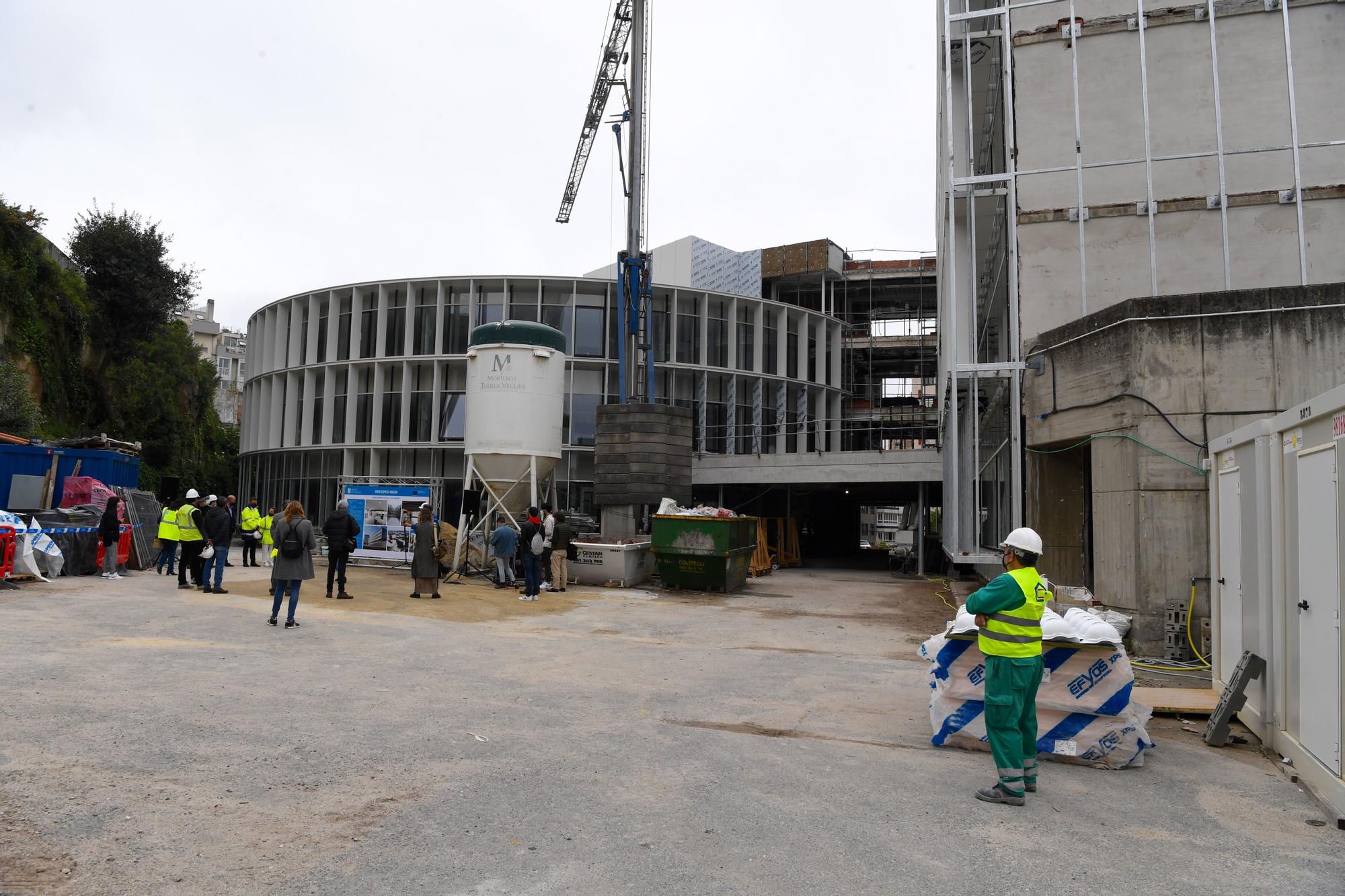 Visita a las instalaciones del nuevo Espazo Amizar