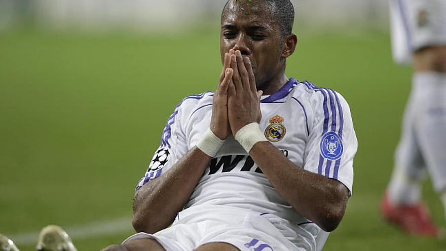 El delantero brasileño del Real Madrid, Robinho.