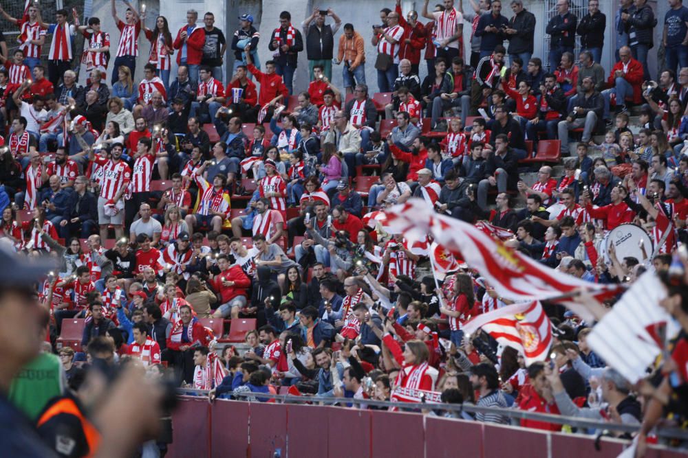 L'afició del Girona a Montilivi