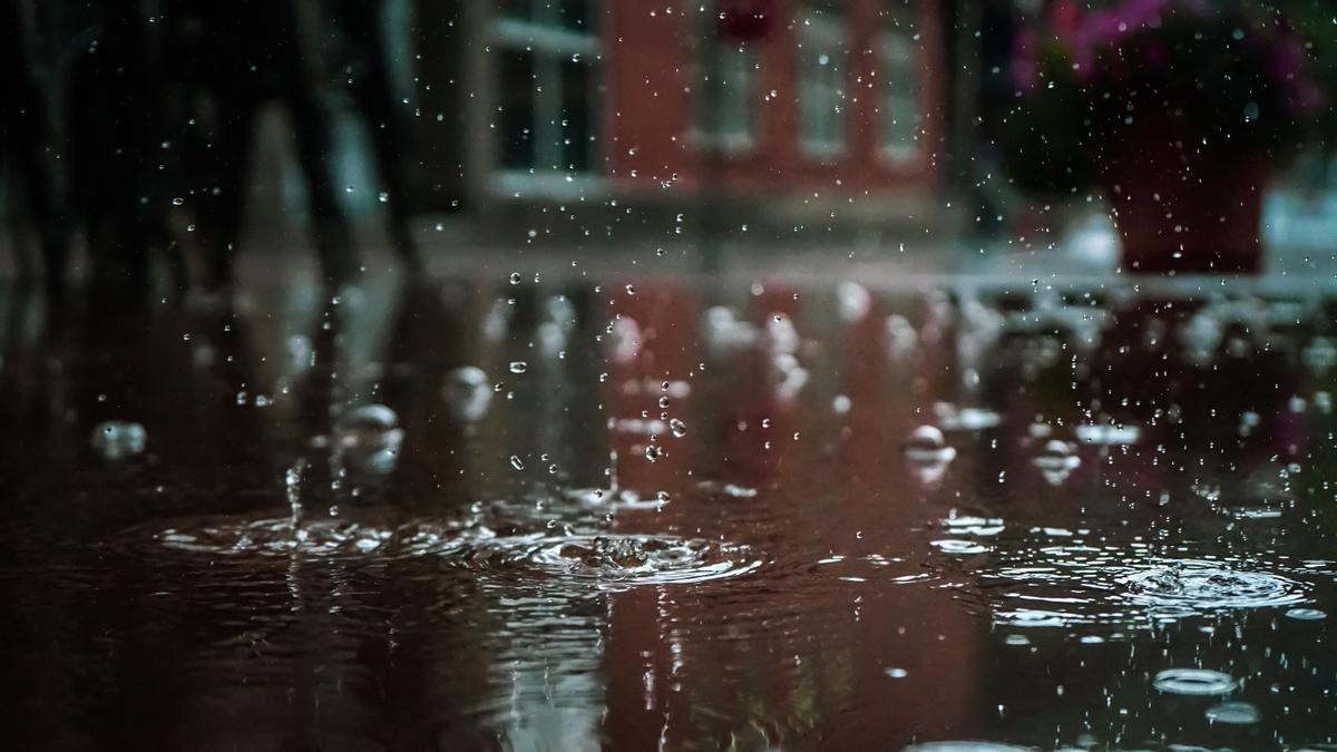 Imagen de archivo de lluvia.