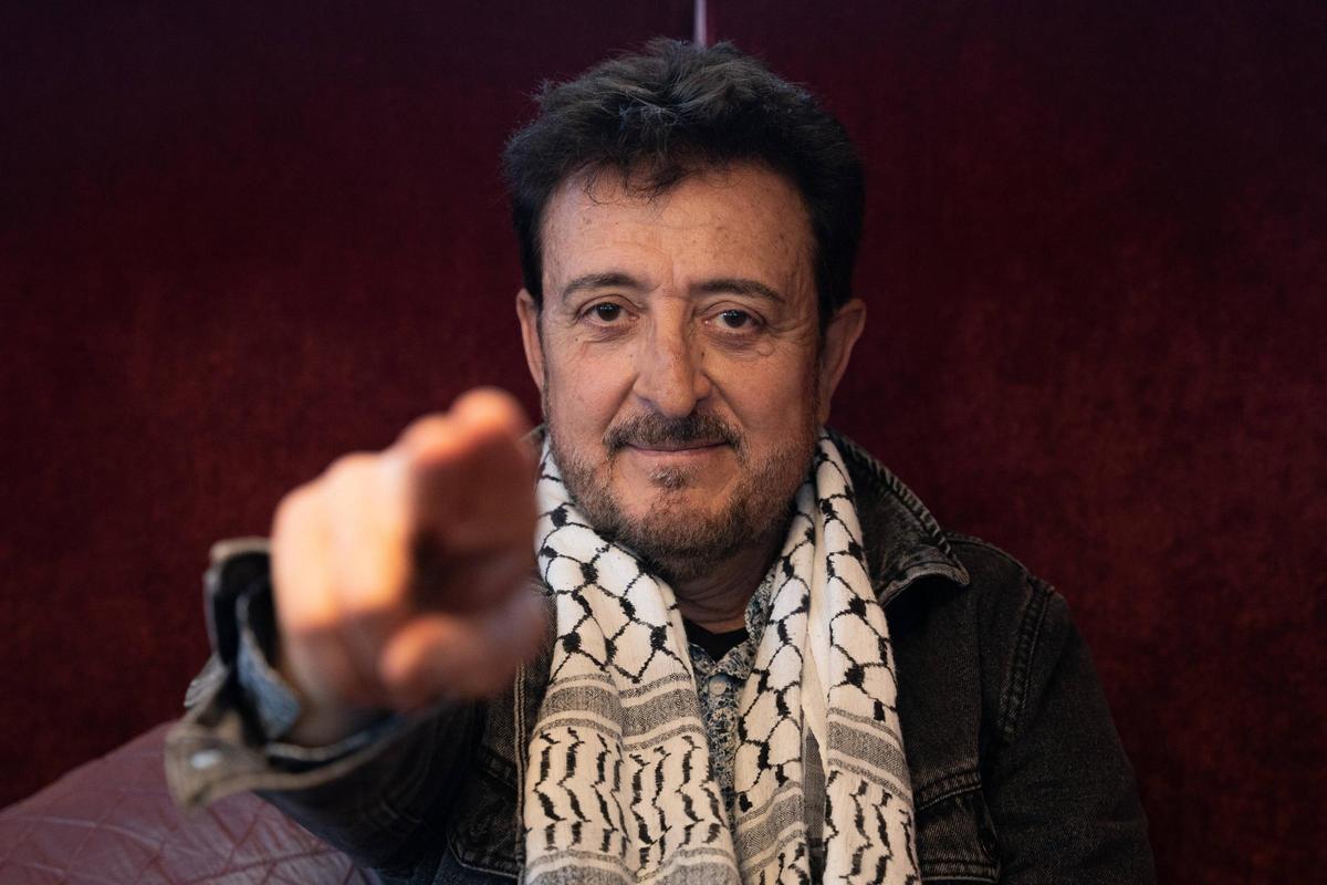 El cantante Manolo García actúa este sábado en el Palau Sant Jordi.