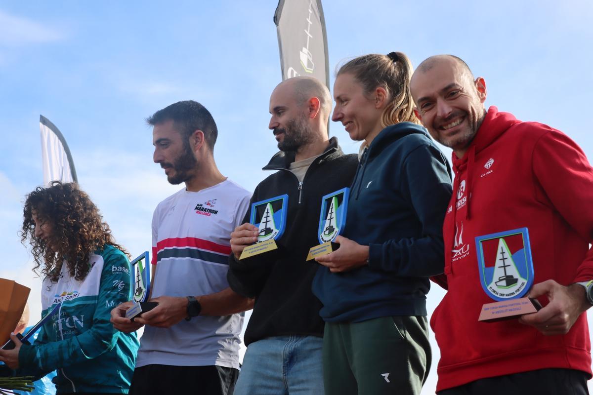 Podio de los 10 kilómetros