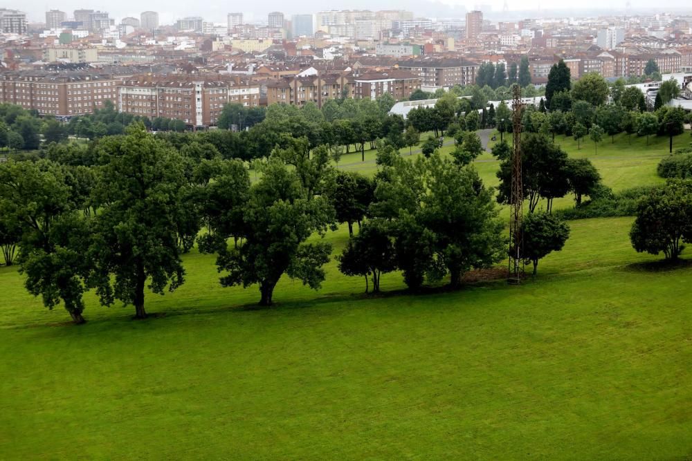 "Gijón desde el aire"