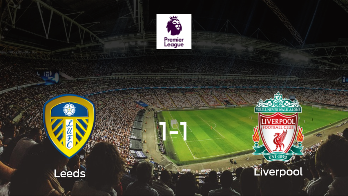 El Leeds United y el Liverpool reparten los puntos tras empatar a uno