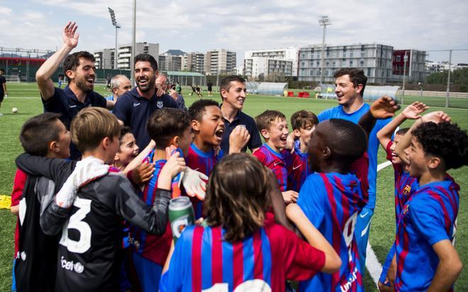 Así festejó el Benjamín A su título liguero