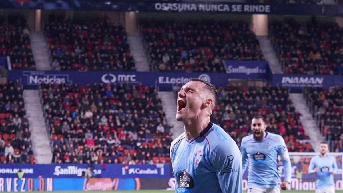 Jutglá celebra su primer golcon el Celta.