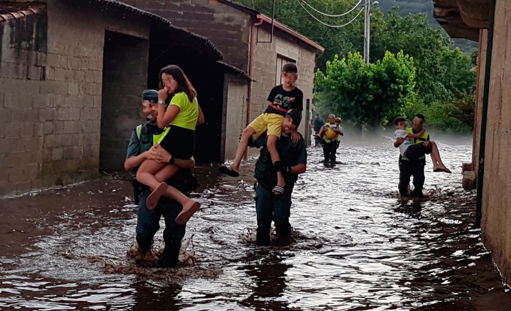 Tormentas granizo en Galicia