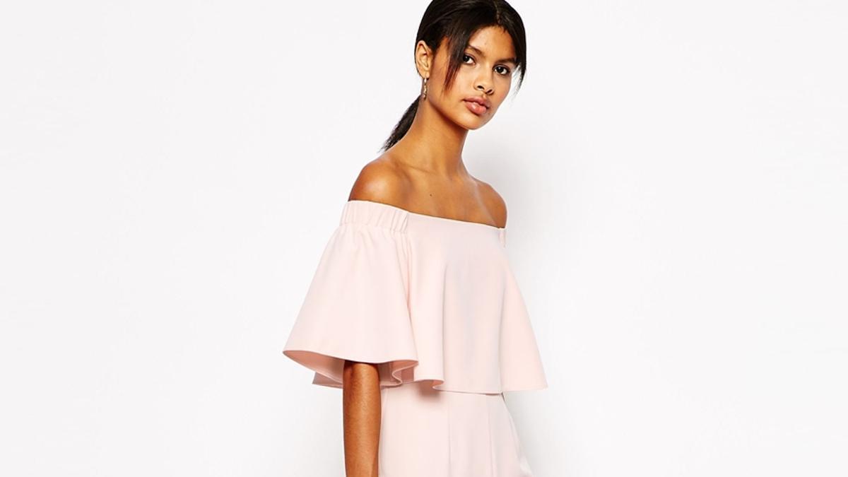 Jumpsuit para una ocasión especial, en rosa de Asos (63,38€)