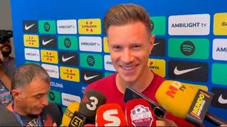 Ter Stegen: "Contra el Madrid espero un partido tenso, como siempre"