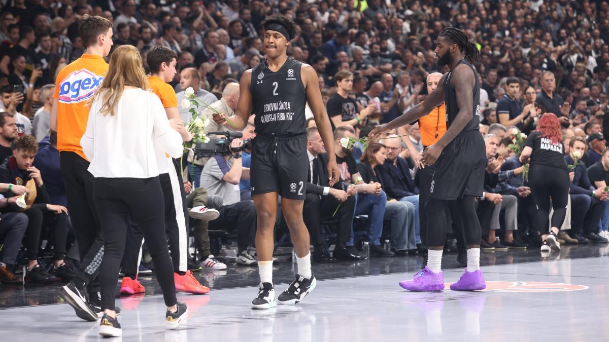 Zach Leday y Mathias Lessort hicieron reaccionar al Partizan