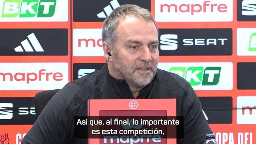 Flick: "Solo me centro en el partido con el Atlético"