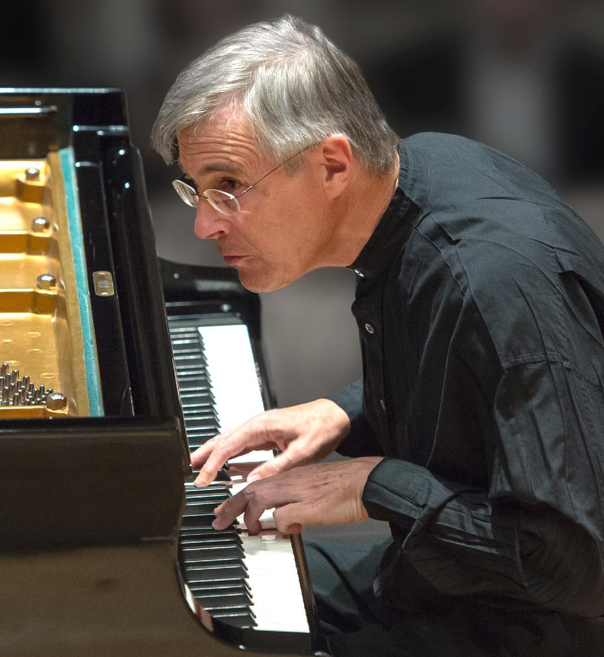 Christian Zacharias durante un recital en una imagen de archivo