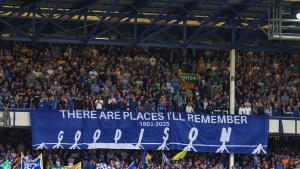 Goodison Park en su adiós al derbi de Merseyside
