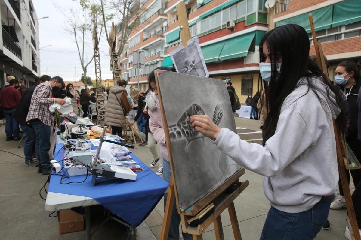 Estudiantes de Arte del IES Virgen del Remedio