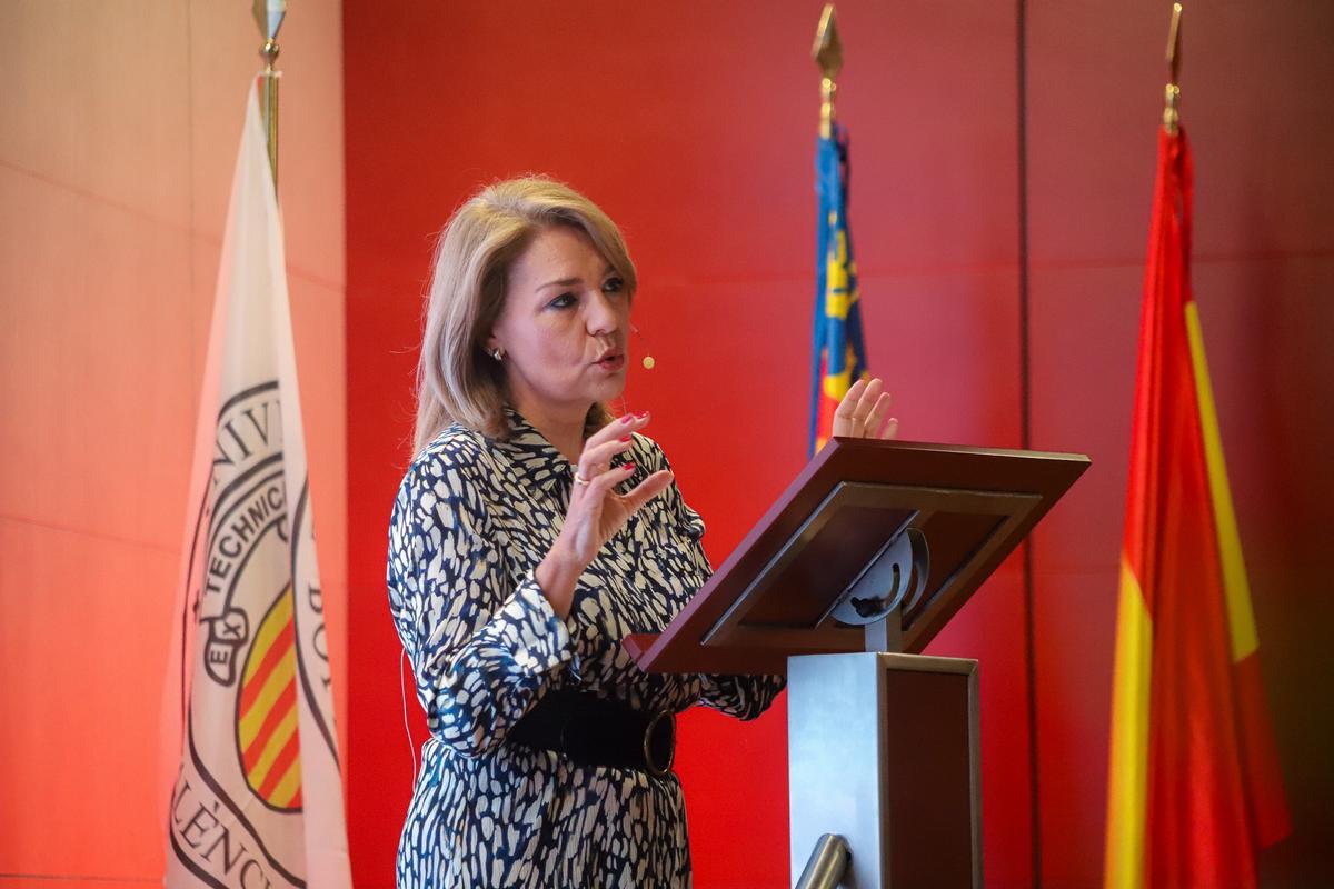 Susana Camarero, durante su intervención en el congreso