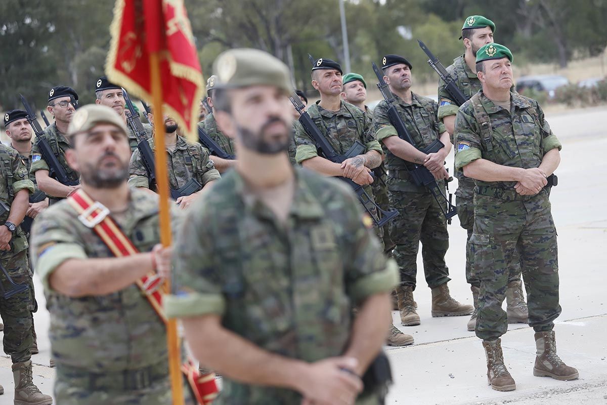 Despedida del contingente de la Brigada Guzmán el Bueno con misión en Letonia