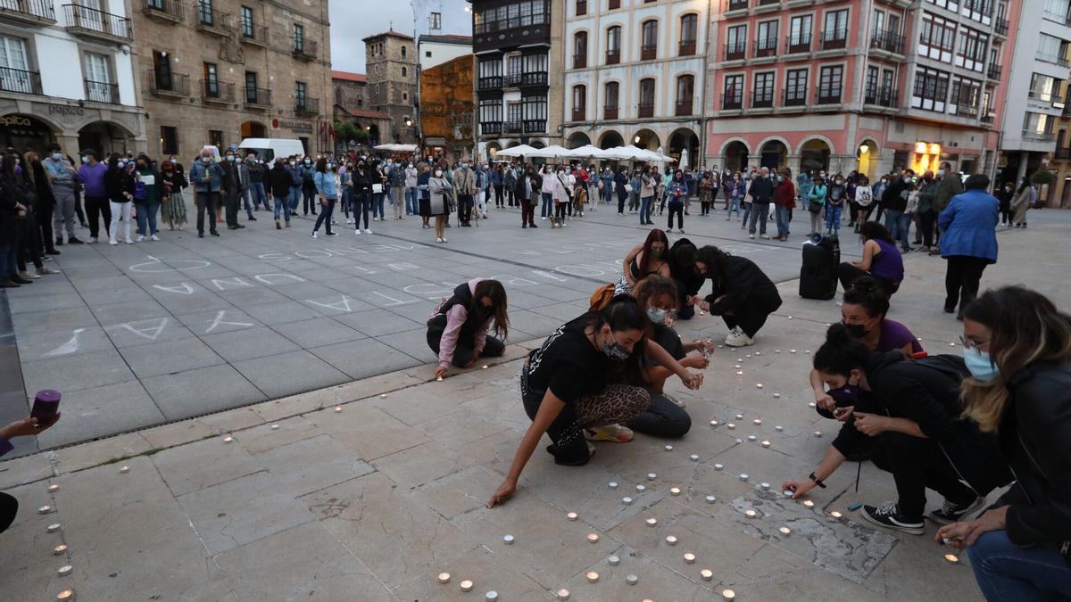 Concentración en Avilés