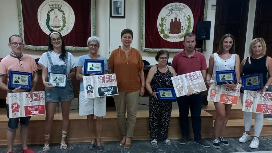 Los comercios premiados recibieron sus galardones.