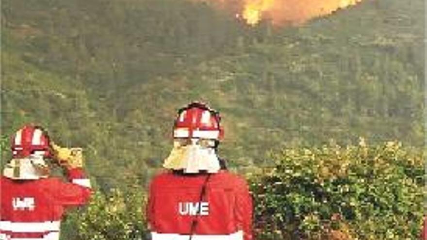 Foto del incendio del Palancia el verano pasado.