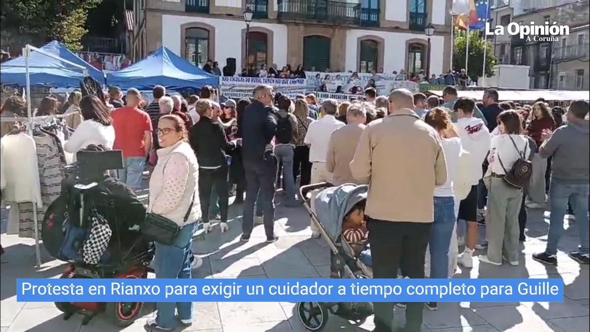 Un cuidador para Guille: la promesa sin cumplir que le impide ir al instituto en Noia