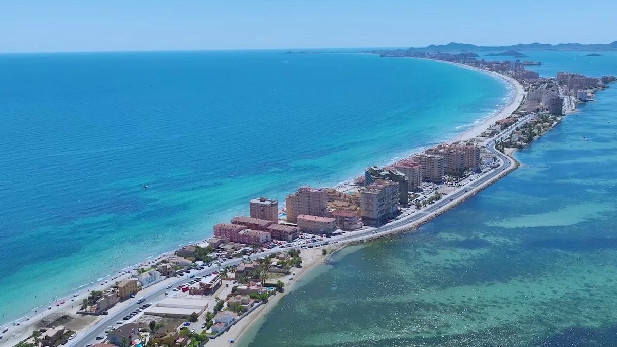 Imagen aérea de La Manga