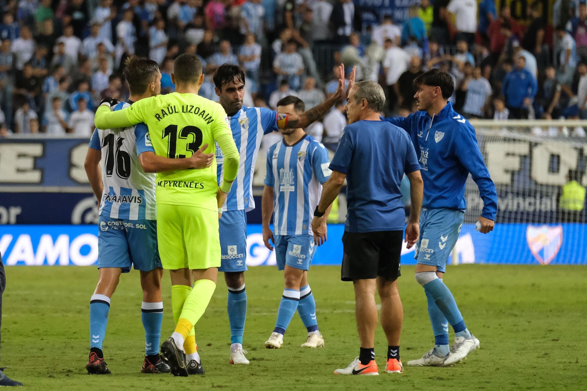 El Málaga CF - FC Andorra, en imágenes