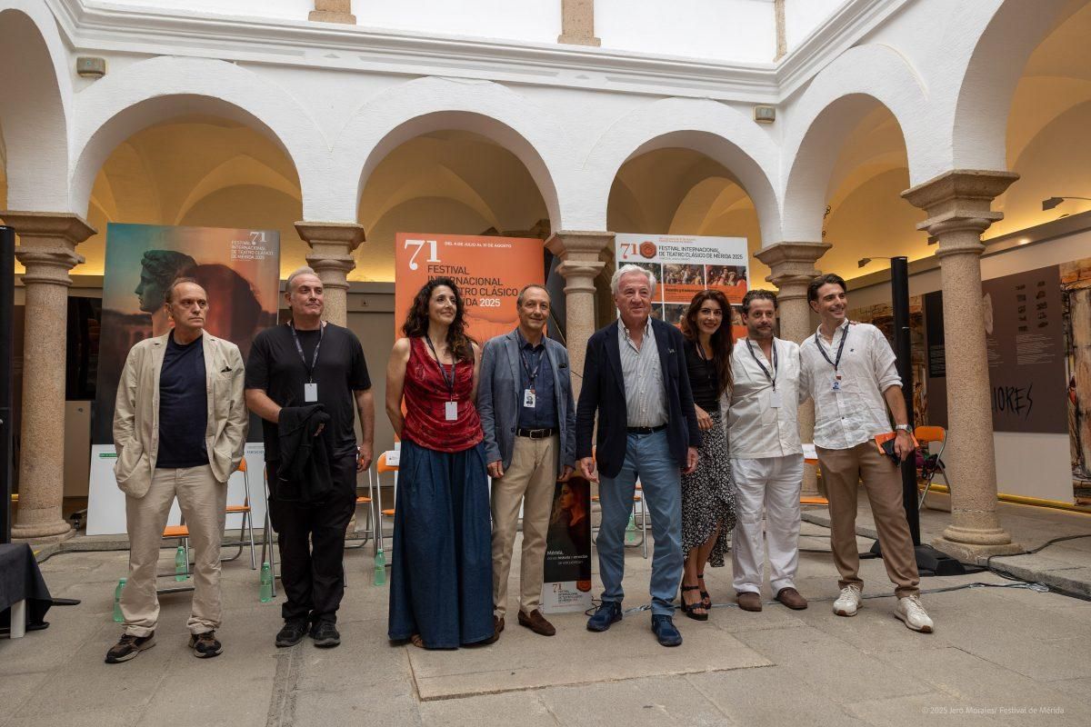 Así ha sido la presentación de la obra 'Edipo Rey' en Mérida