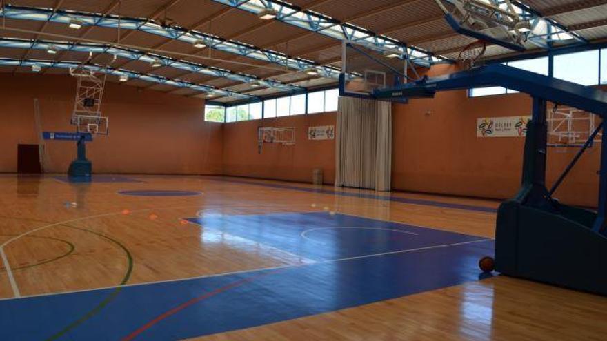 La pista auxiliar, donde el Unicaja dejó de entrenarse este mes de febrero.