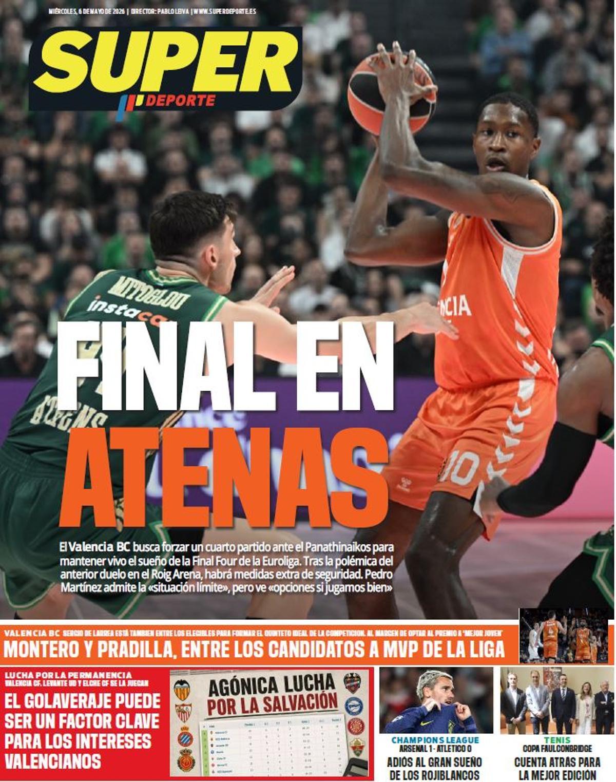 Estas son las portadas de la prensa deportiva de hoy