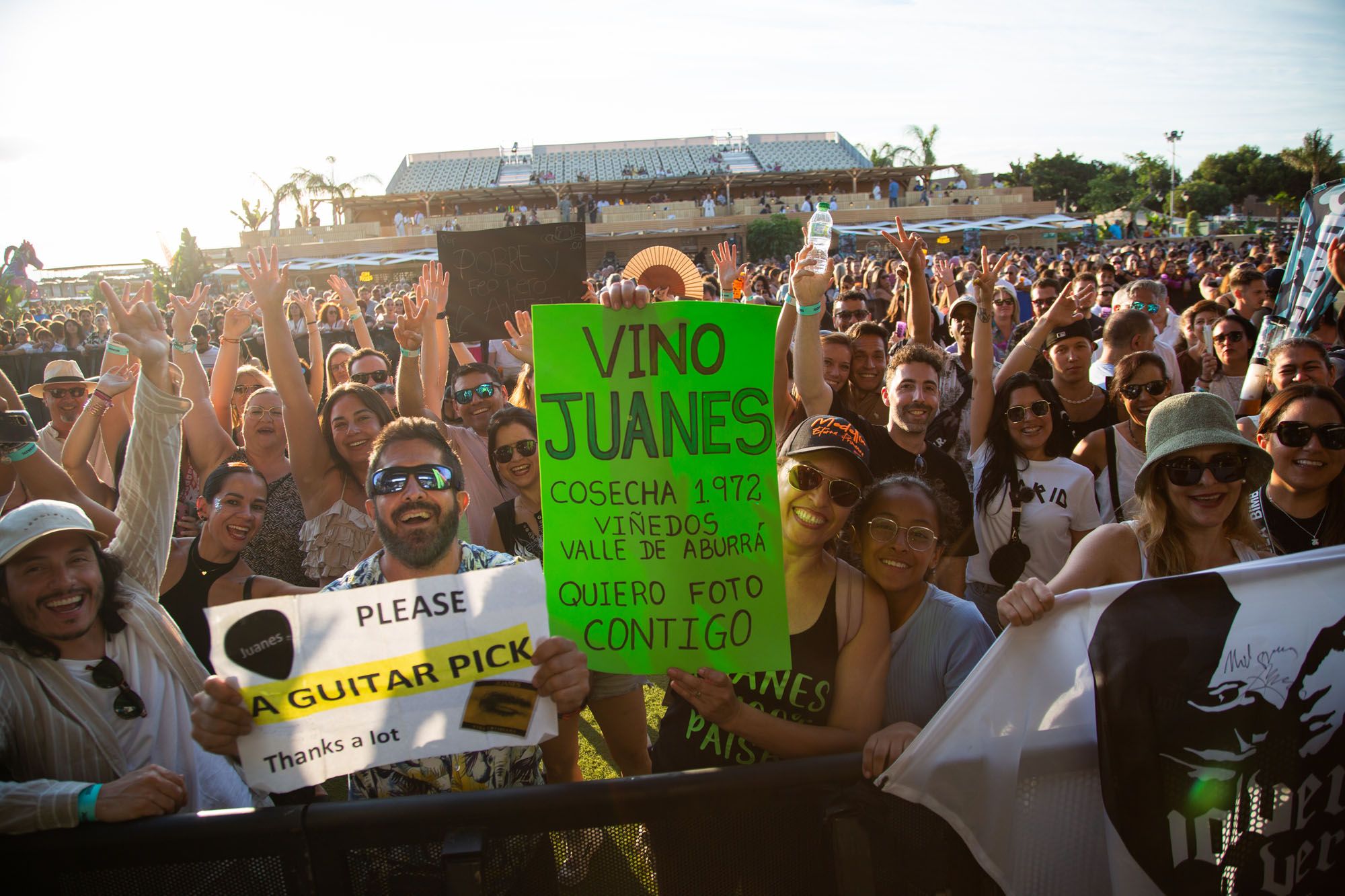 Una imagen del concierto de Juanes en el Selvatic Fest.