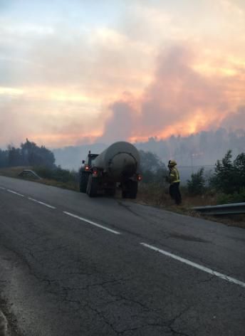 Incendi forestal a Vilopriu