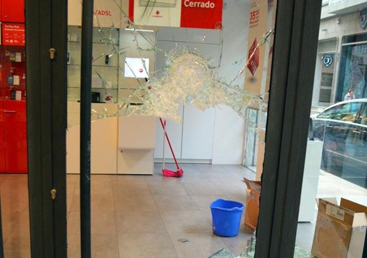 Tienda en la que se produjeron los robos // POLICÍA NACIONAL