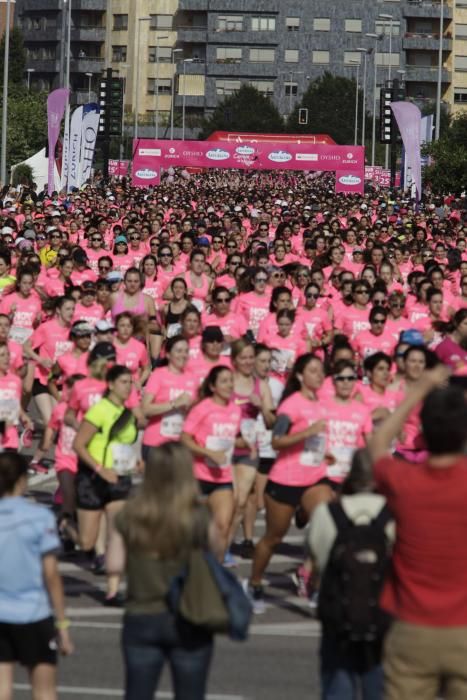 Carrera de la mujer en la zona este de Gijón.