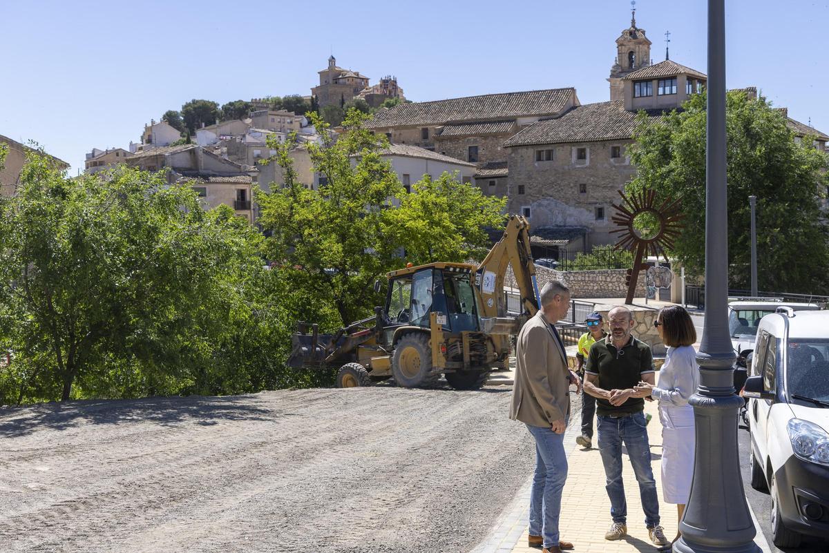 Mejoras en el paseo de Santa Clara en Caravaca