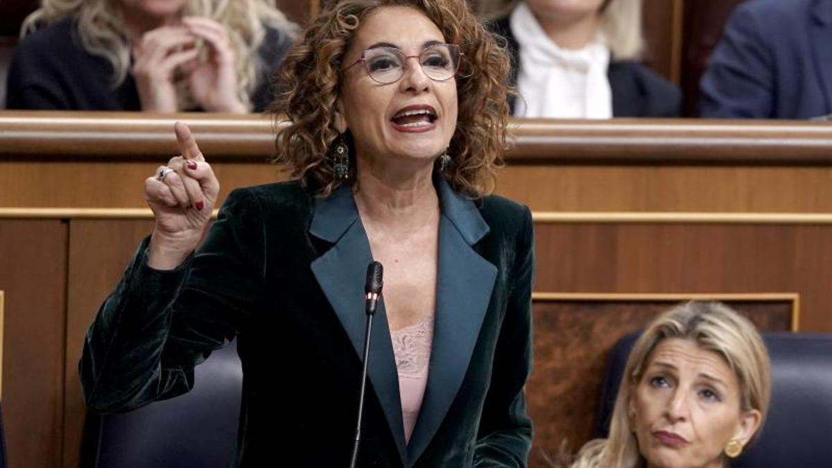 María Jesús Montero, vicepresidenta primera del Gobierno y ministra de Hacienda.